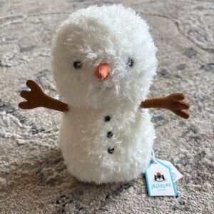 Jellycat Little Snowman Soft & Plush 7x4" NWT